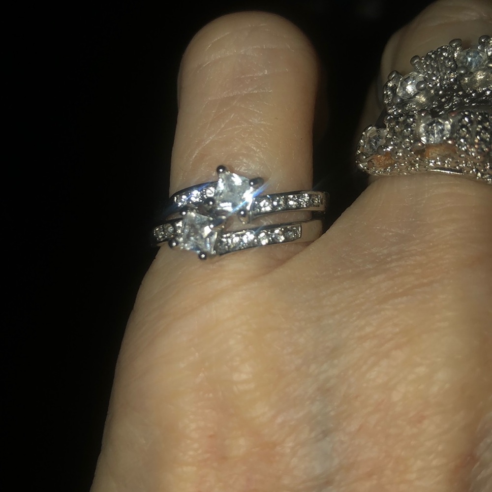 Sterling silver ring set